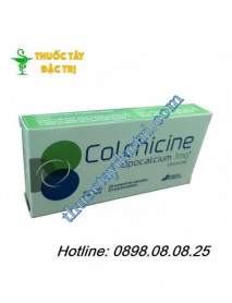 Thuốc trị gout Colchicine 1mg hàng pháp