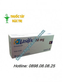 Thuốc lợi tiểu Lasilix 40mg hộp 30 viên
