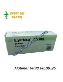 Thuốc điều trị động kinh Lyrica 75mg hộp 56 viên