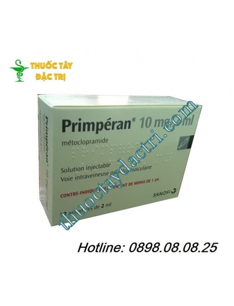 Thuốc chống nôn dạng tiêm Primperan 10mg/2ml