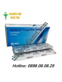 Thuốc chữa dị ứng Aerius 5mg loại 20 viên
